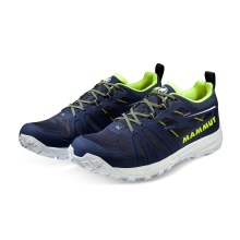 Mammut Trail Running Shoes Saentis Low GTX (waterproof) navy blue/lime Men